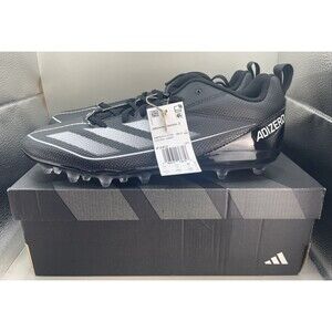 Adidas Adizero Electric.2 Football Cleats Mens 11.5 Black White IF2452 NIB